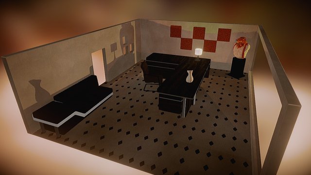 Scene Interior Design 3D Model
