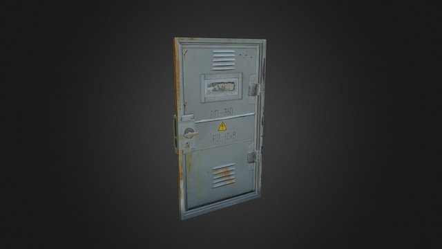 Substation Door 3D Model
