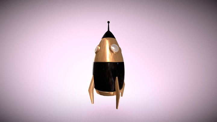 Test Rocket! 3D Model
