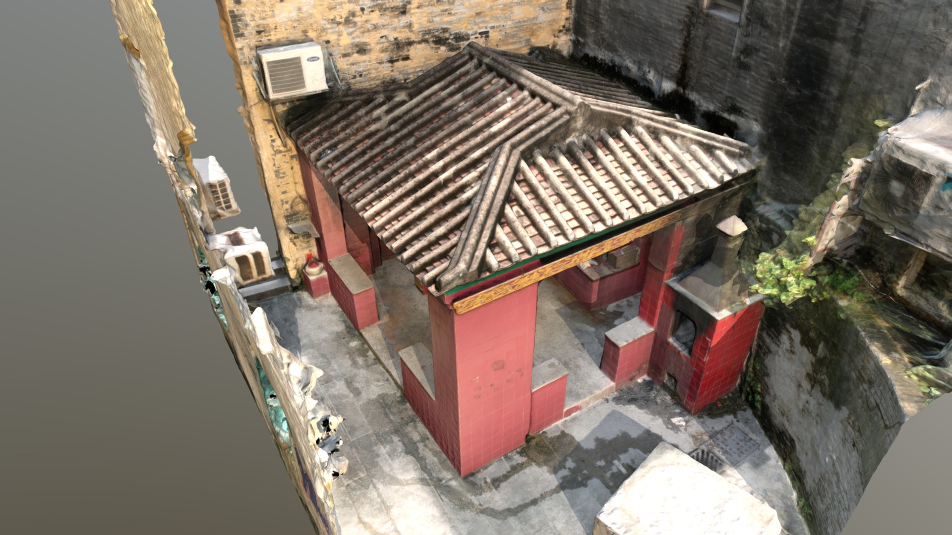 旺相土地福神位(公仔圍) - 3D model by inaciso [2c2a9fe] - Sketchfab