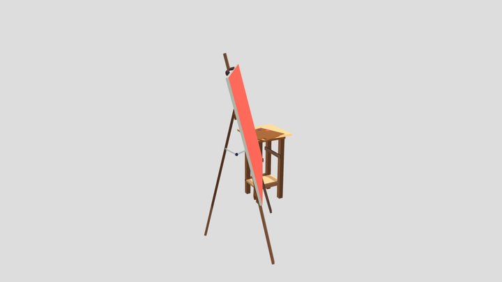 XYZ School: HW Детализация [мольберт] 3D Model