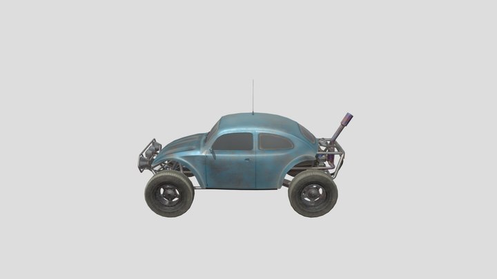 Baja Bug Volkswagen Bealte 3D Model