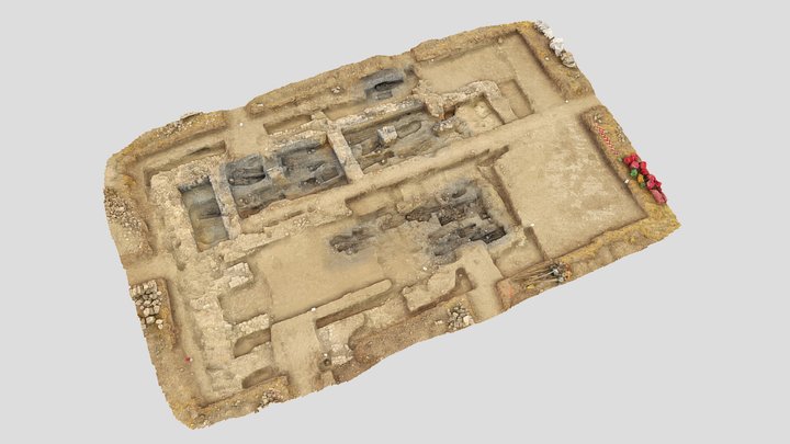Harta - Szüle templom / Church of Szüle village 3D Model