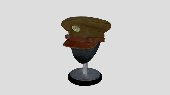 Military Police Cap 3D Model
