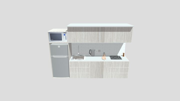 Kitchen Set 2 3D Model