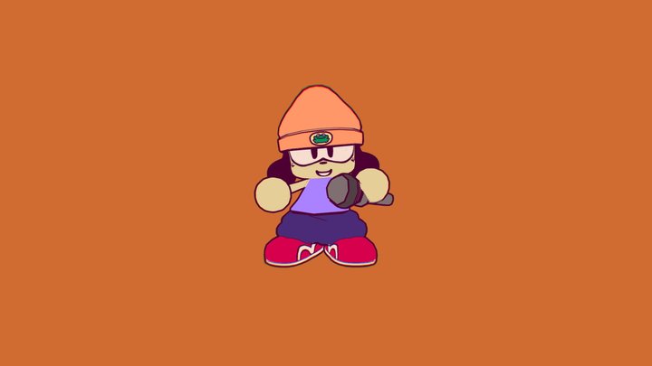 made a 3D model of the parappa the rapper mascot costume! : r/blender