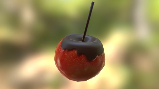 FoodFight Candy Apple 3D Model