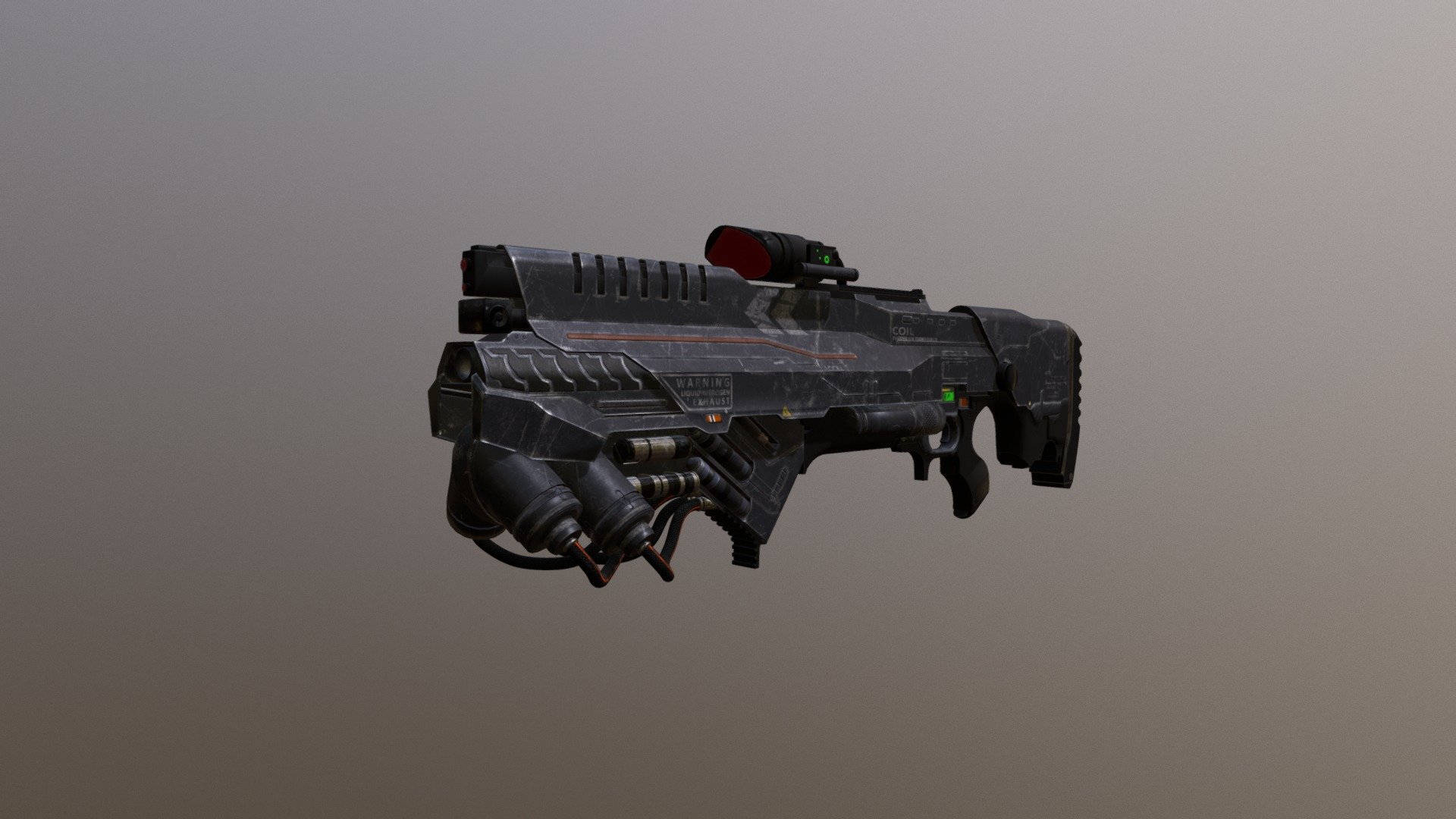 Coil Rifle - 3D model by pixelpusher68 [2c2ddc4] - Sketchfab