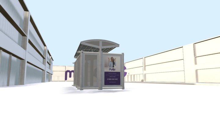 Movey - Bus Stop 3D Model