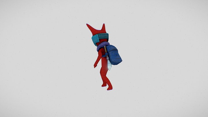 Kit The Red Rabbit v1 3D Model