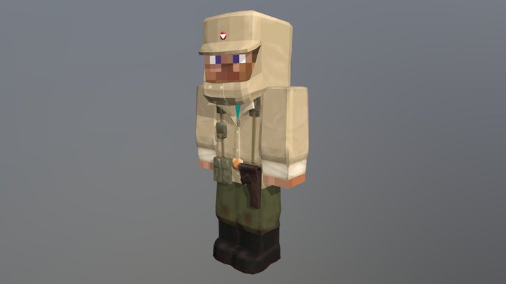 Soldier Austria-Eblanin | Солдат Австро-Еблании 3D Model