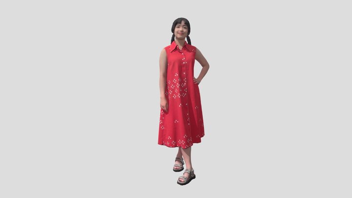 2024-05-08-BaiYun-852-Color-H157cm-OK 3D Model
