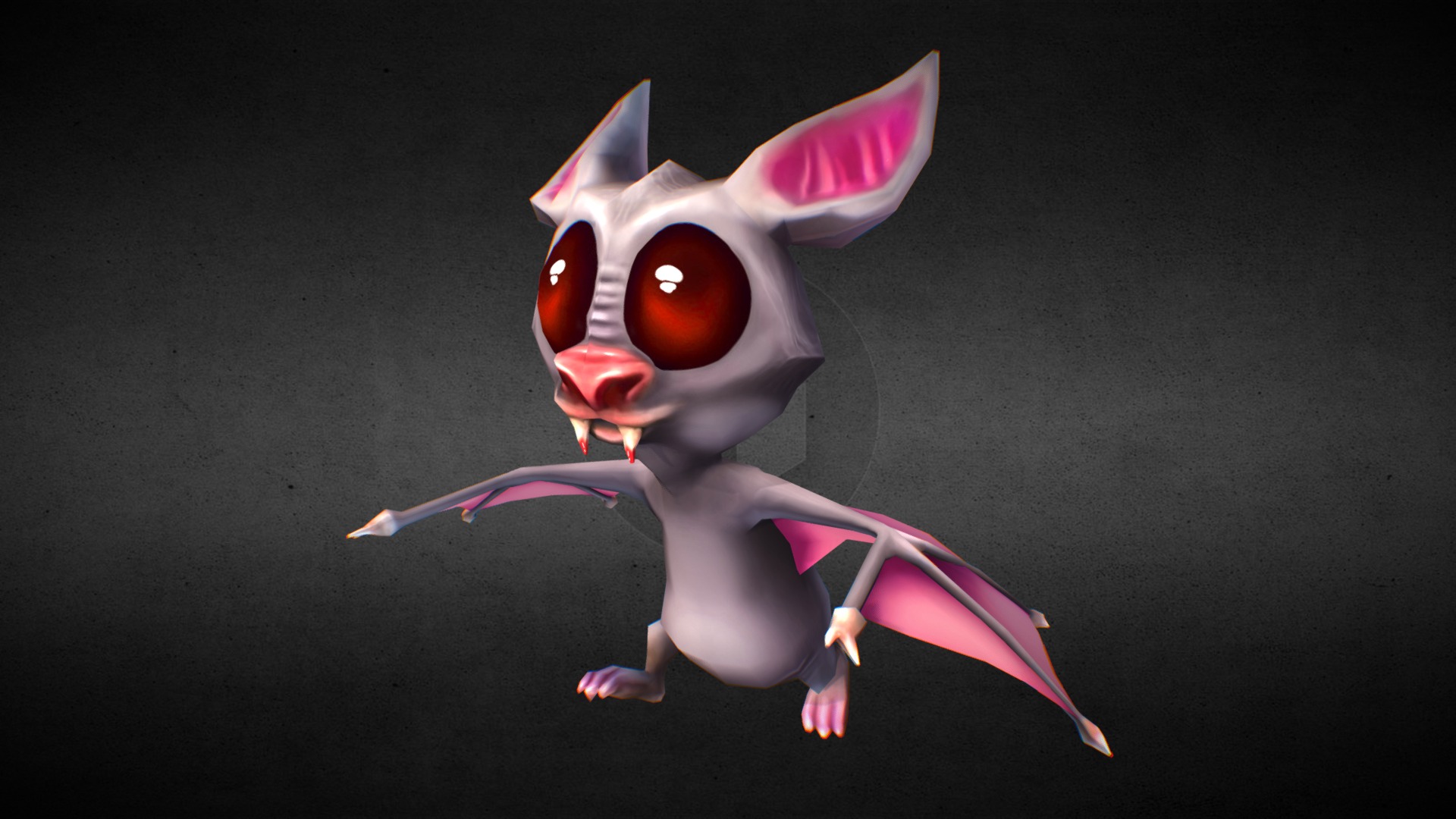 Toon Bat - 3D model by RicochetWitcher [2c2fb4d] - Sketchfab