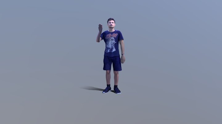 Arthur LowPoly 3D Model