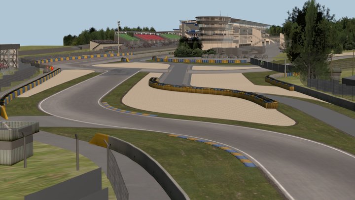 Circuit de la Sarthe Le Mans 1989 layout – Gratis 3D-model STL