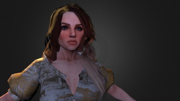 Sorceress 3D Model
