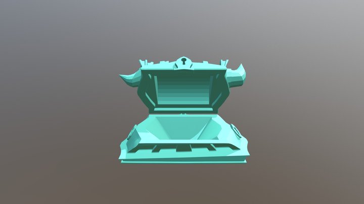 Cofre Abierto 3D Model