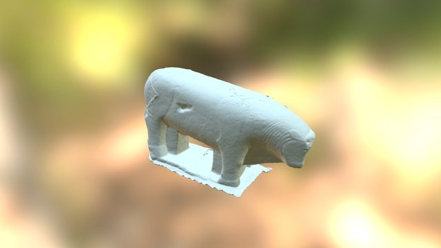 Toro de Guisando 3D Model