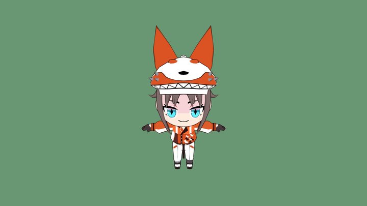 Mysta Chibi 3D Model