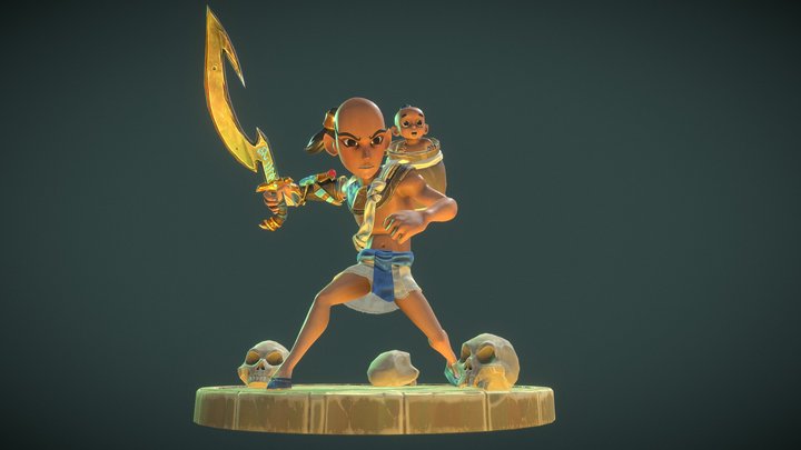 "Ahmes" 3D Model