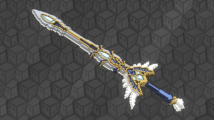 angel sword - (64-bits) 3D Model