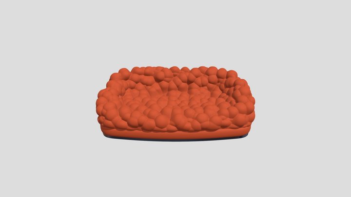 Retro couch 3D Model