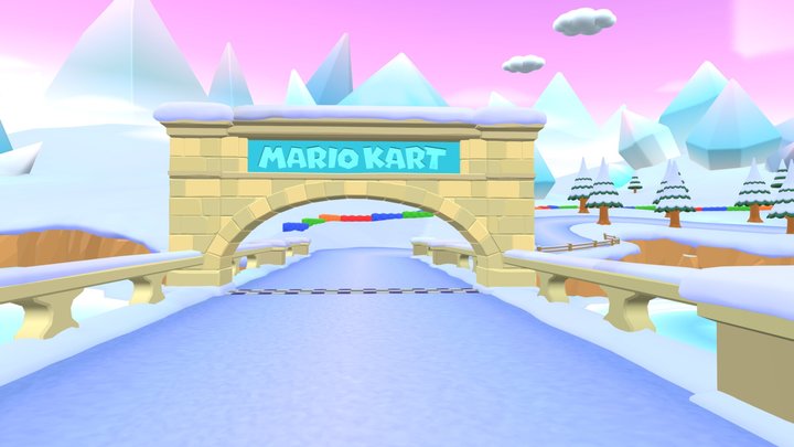 Gba Snow Land 3D Model