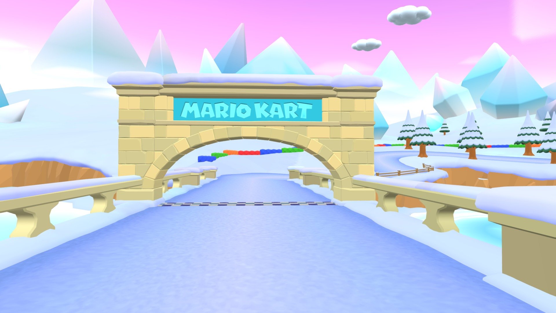 Gba Snow Land 3D model by RyanNotHere [2c382dc] Sketchfab