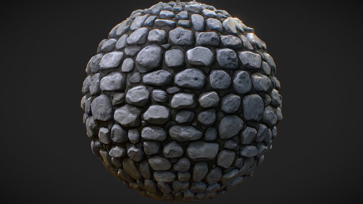Seamless Rustic Stone Wall & Floor Texture 005