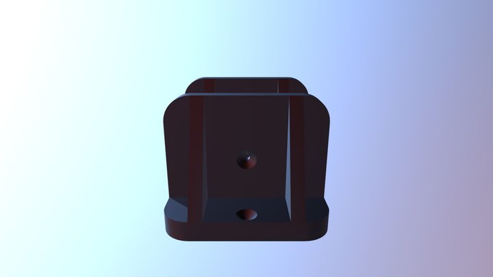 2 Up Shelf Bracket 3D Model