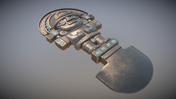 Peruvian Inti 3D Model