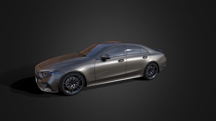 Mercedes-Benz AMG CLS 53 4MATIC+ | C257 | 23 3D Model