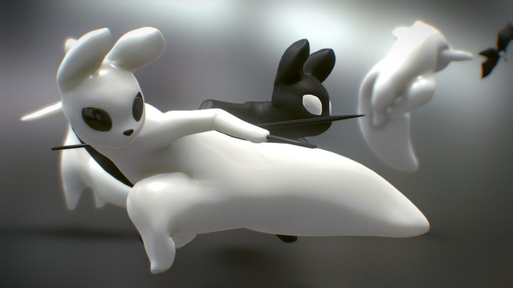 Low effort 3d Slugcat 3D Model