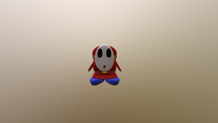 Shyguy 3D Model