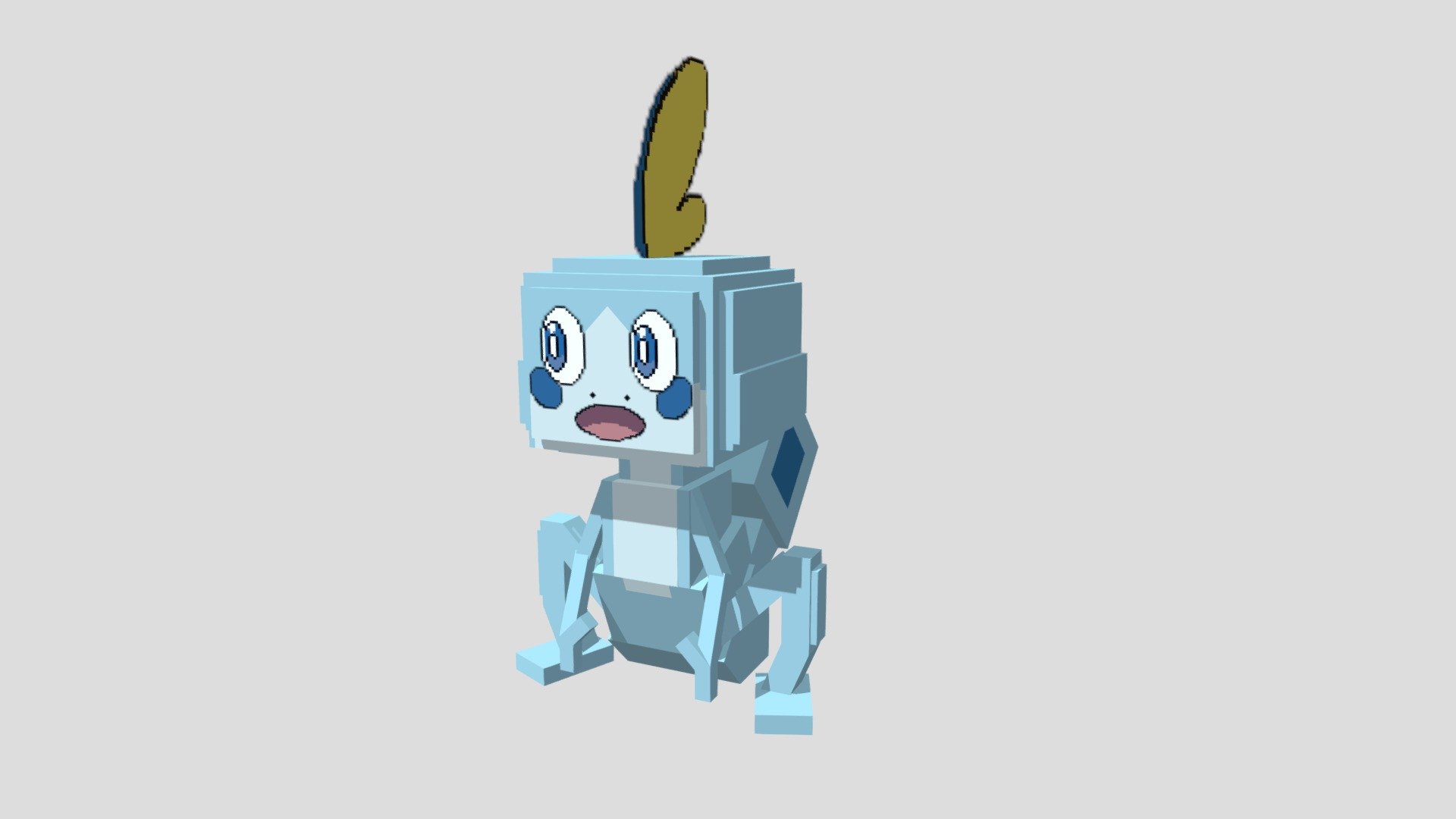 Sobble (Minecraft 3D model)