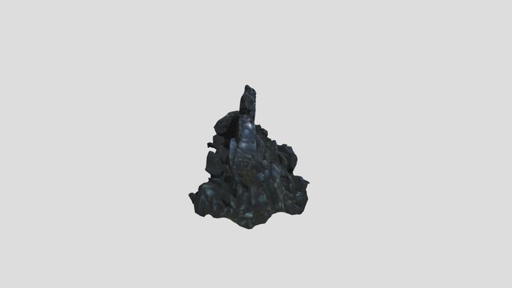 Low Poly Alpine Rocks – Gratis 3D-model STL