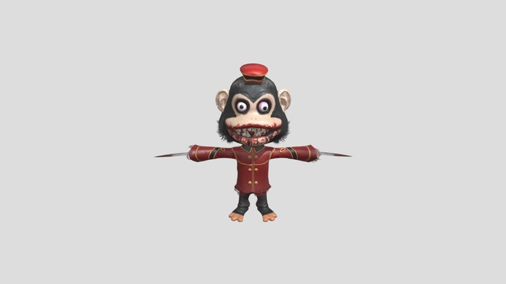 Murder monkey dark deception 3D Model