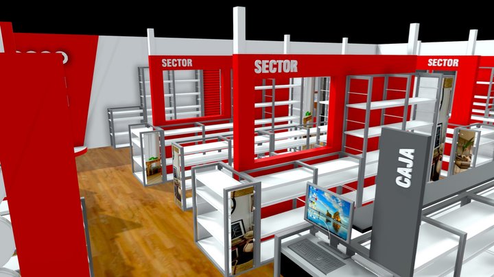 oggo salon anteproy 3D Model
