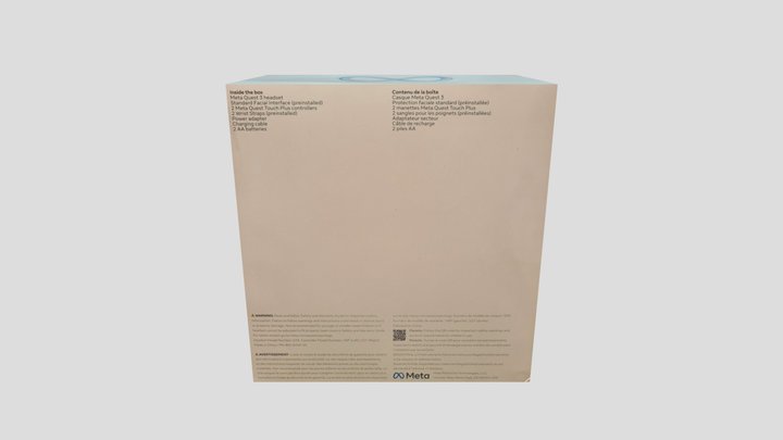 Meta_quest_3s_packaging 3D Model