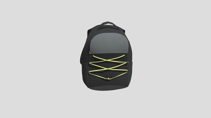 Backpack Low Poly OBJ 3D Model
