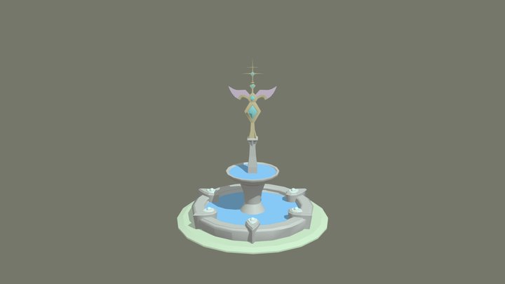 fountain 3D Model
