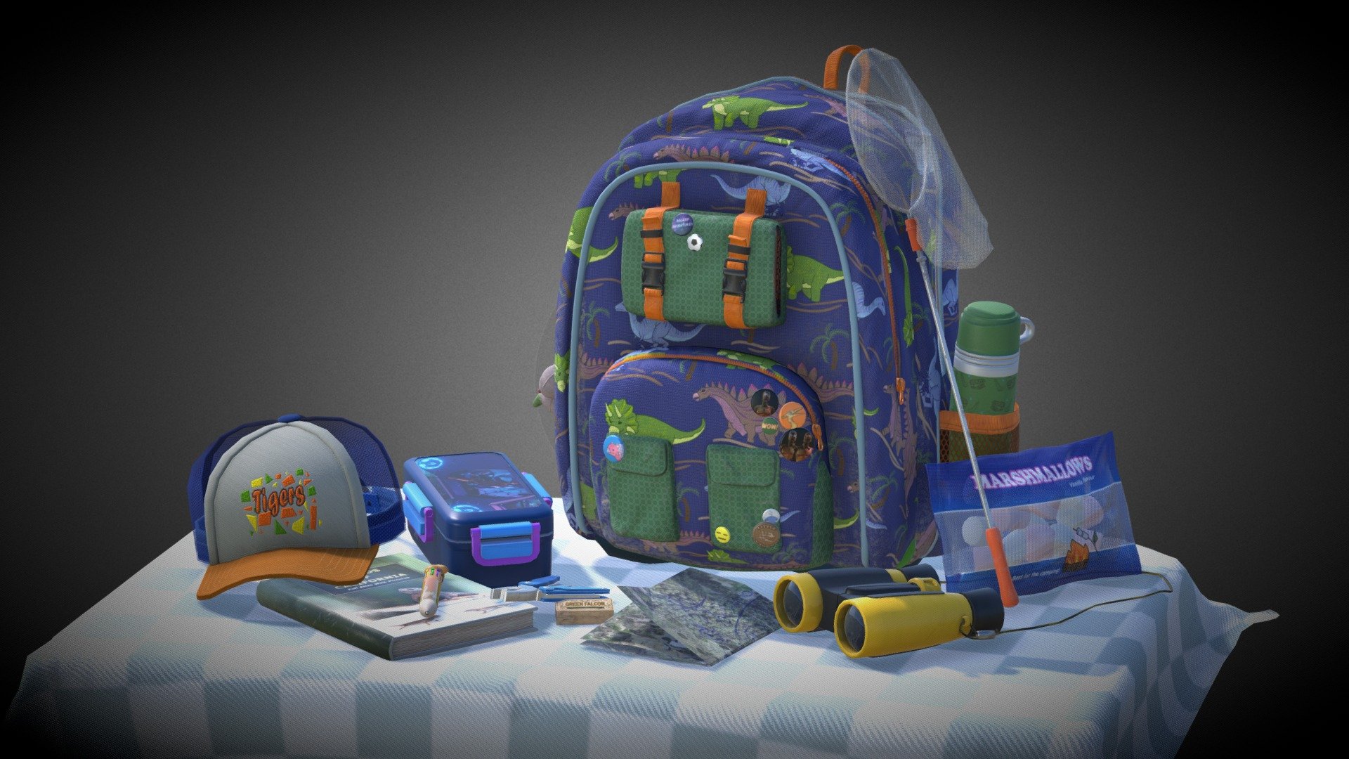 Fortnite 2024 backpack marshmallow