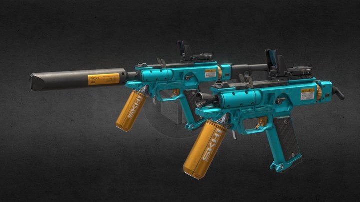 Pistol practice 3D Model