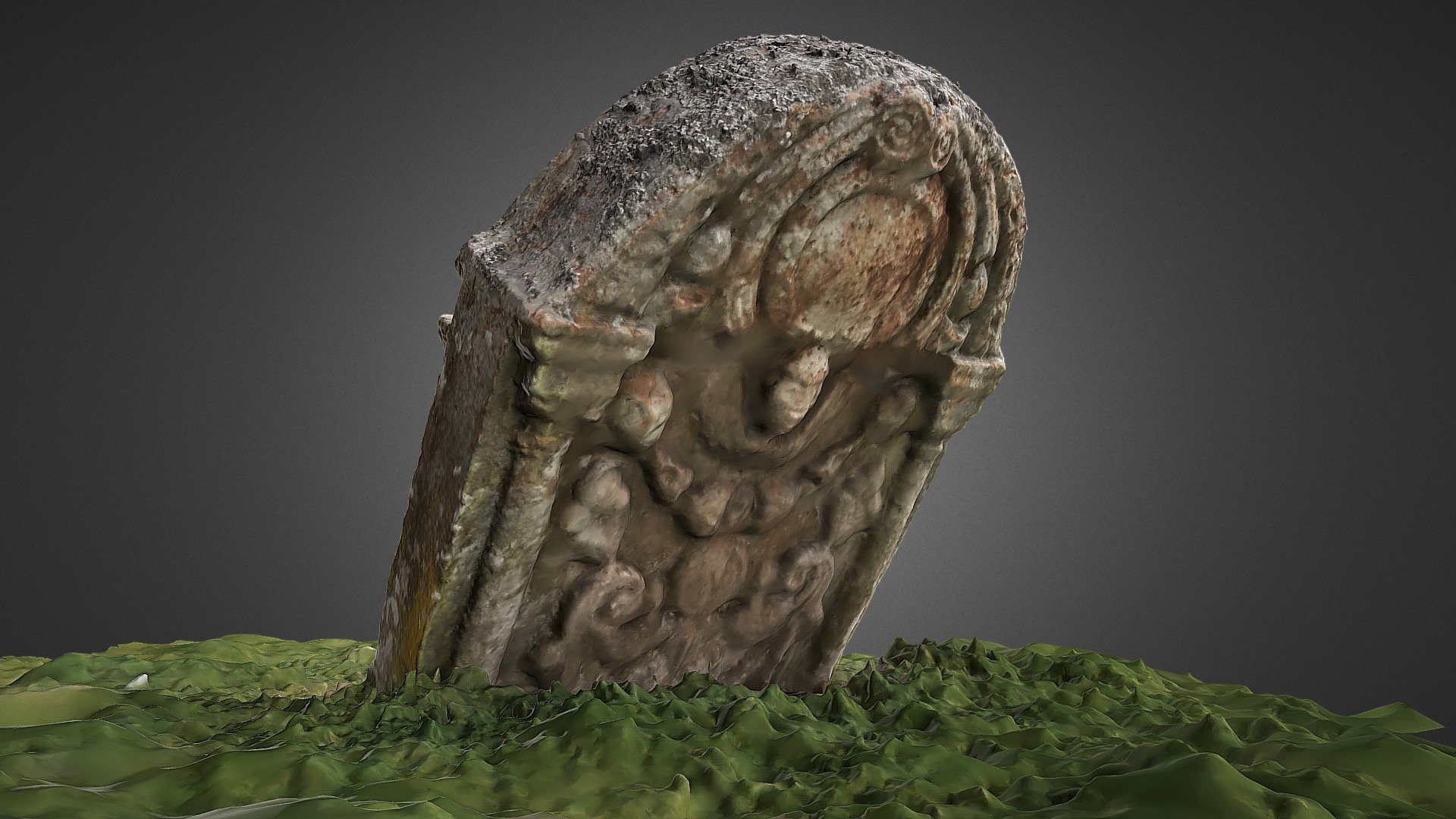Gravestone in St Mary's churchyard, Haddington - Download Free 3D model ...