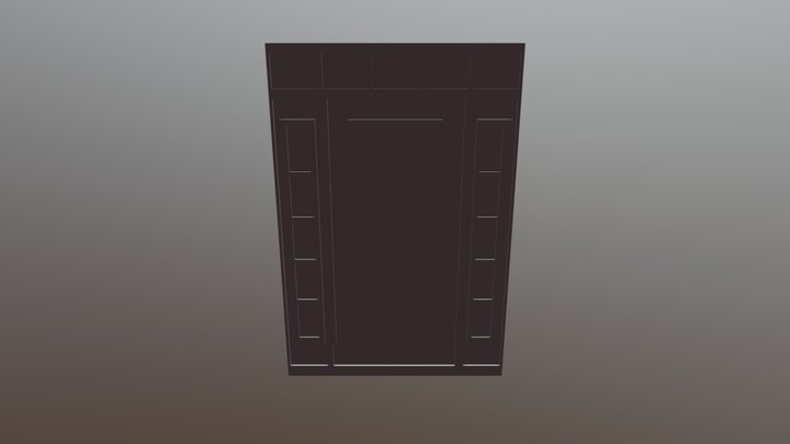 House Door Quick Model 3D Model
