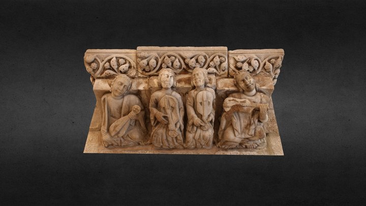 Ménsula 4, Pazo de Xelmírez 3D Model