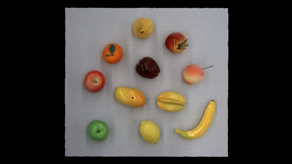 Fruit Model Captured By Okulo P1 RGBD Camera