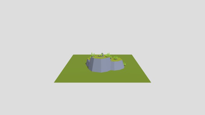 Low Poly World 3D Model