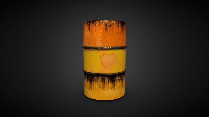 ⁓Dirty Barrel⁓SOSS 3D Model