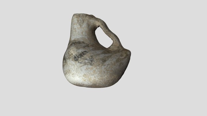 Badger Den- Mancos B/w effigy vessel 3D Model